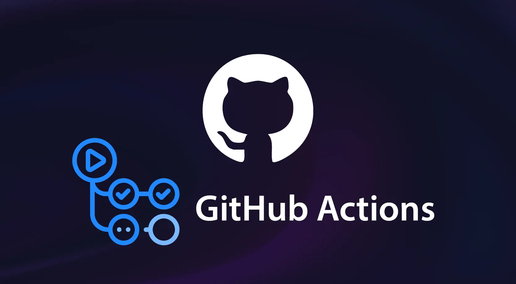 GitHub Actions logo with calendar version